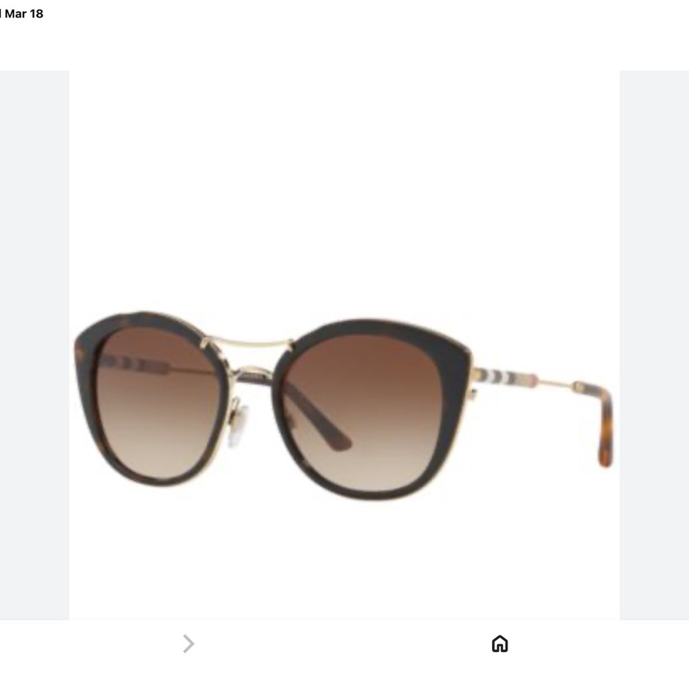 Burberry BE4251Q women's round sunglasses are sophisticated and stylish